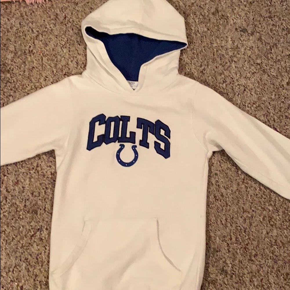 White colts hoodie!